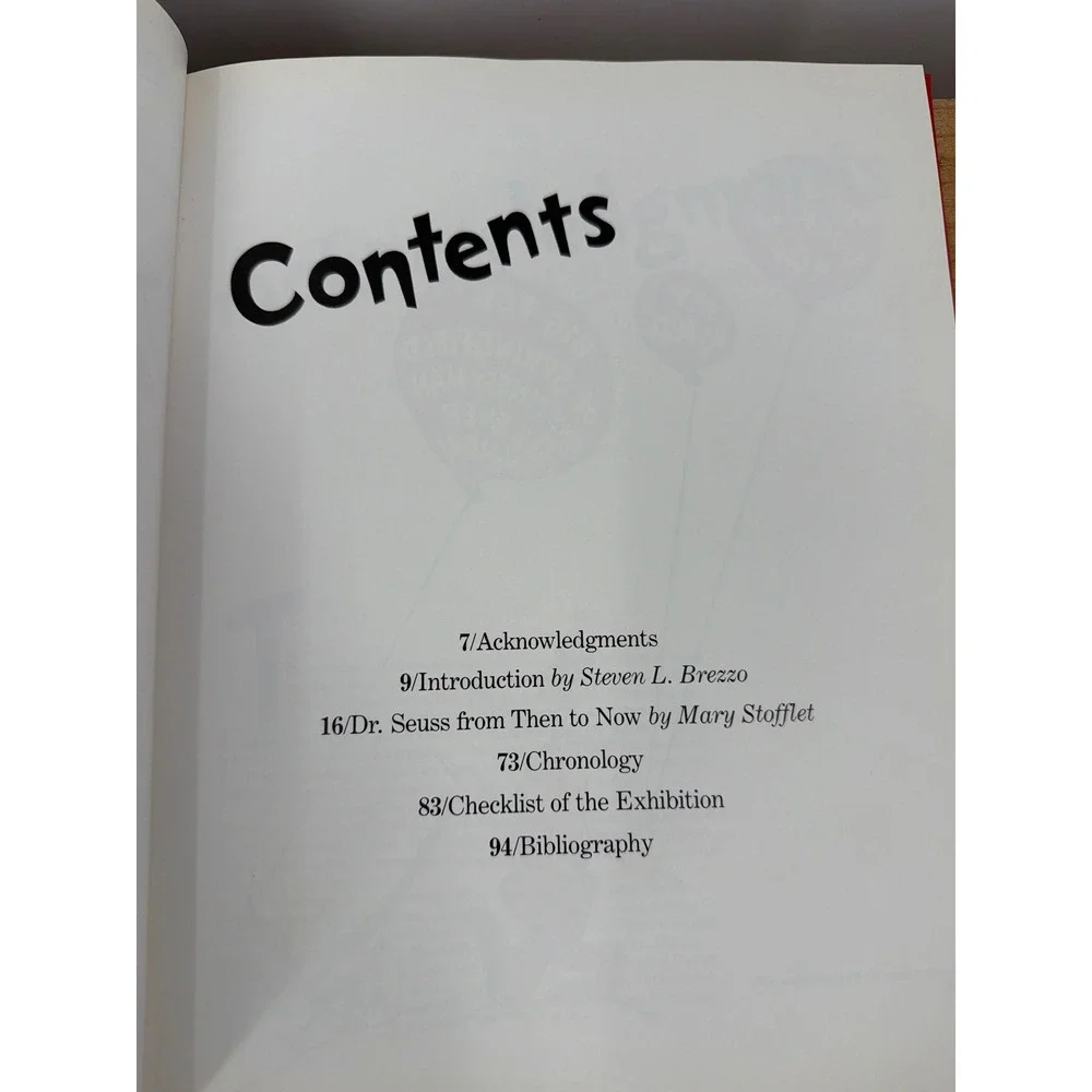 Dr. Seuss From Then to Now‎ 1986 Retrospective Exhibition Catalogue Hardcover